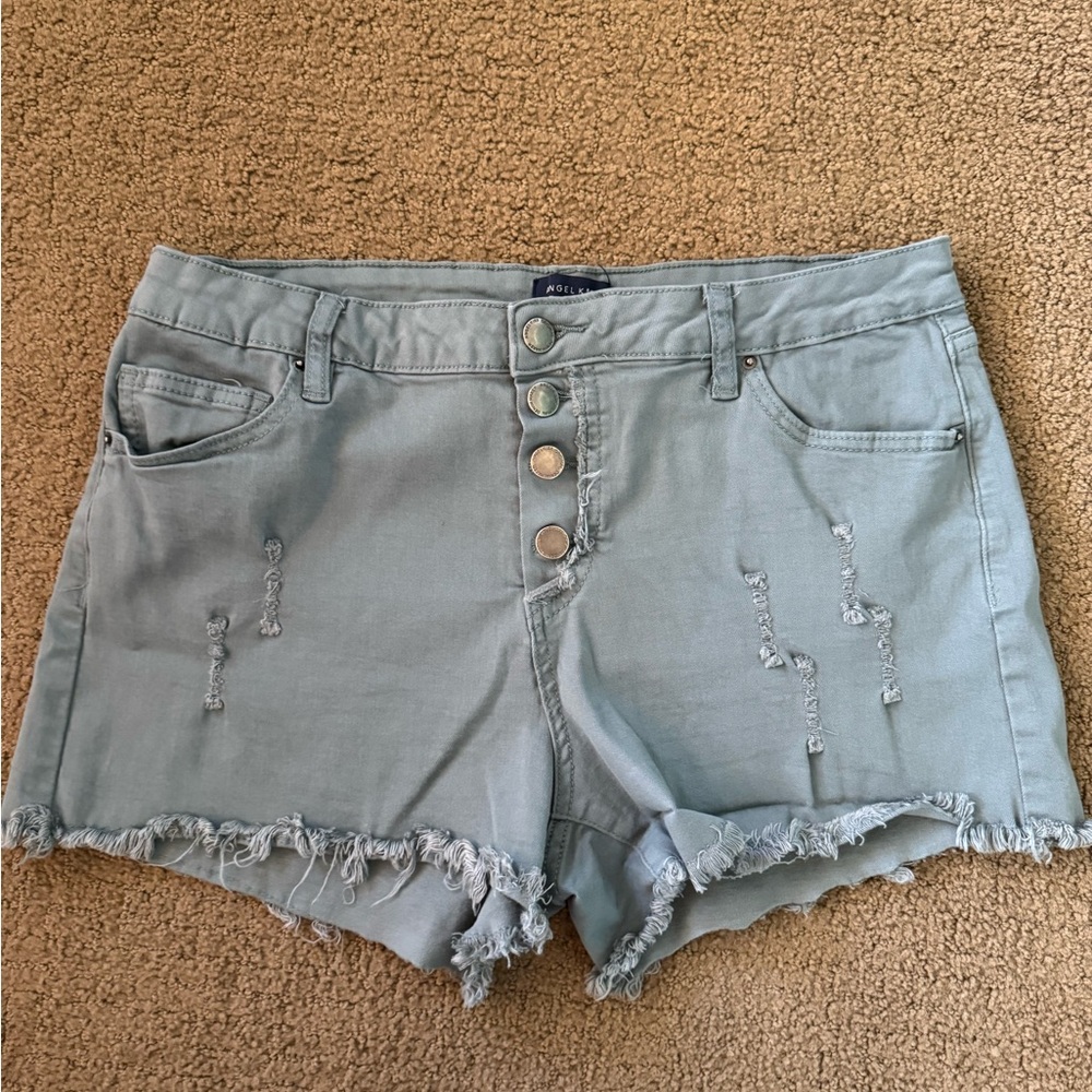 Angel Kiss Light Blue Jean Shorts